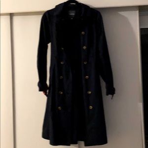 Navy lined trench, worn once